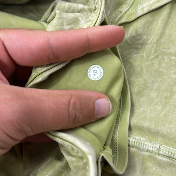 Lululemon Fast and Free High Rise Tight 25" *Ice Dye Ice Wash Hazel Green - Picture 6 of 6
